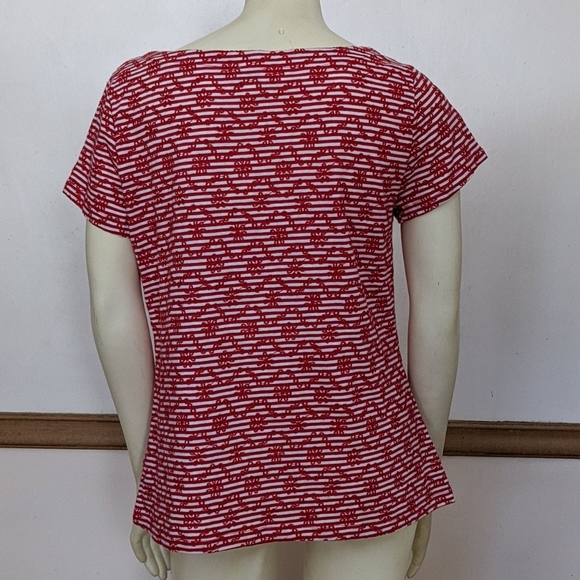 NWT Anthropologie  Cotton Embroidered floral Top Medium - Picture 4 of 10